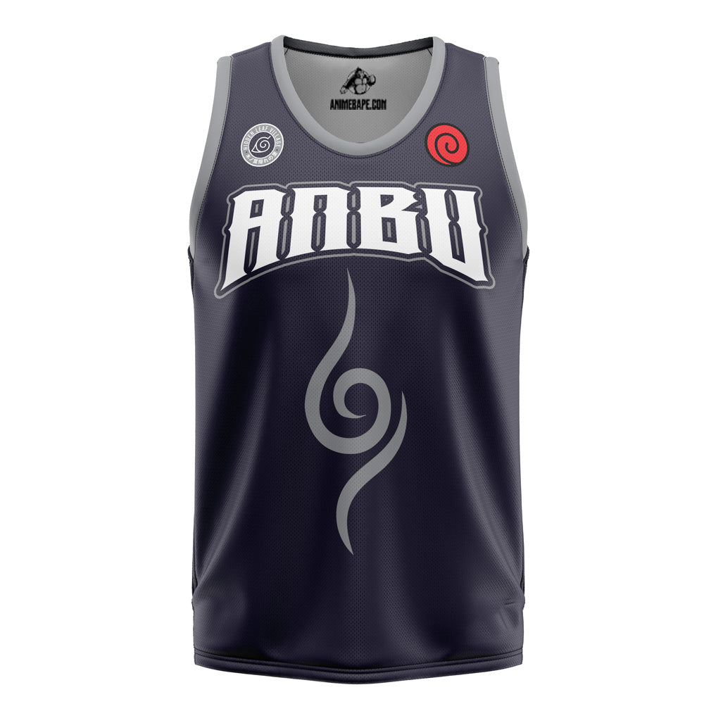 Naruto Anbu Kakashi Basketball Jersey