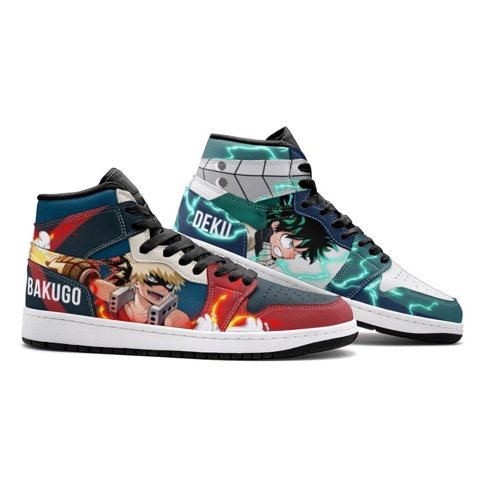 Deku And Bakugo My Hero Air Jordan 1 High Top Shoes