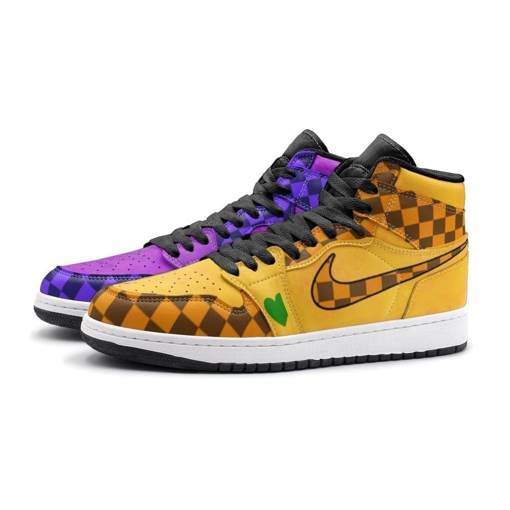 Dio Vs Jotaro Air Jordan 1 High Top Shoes