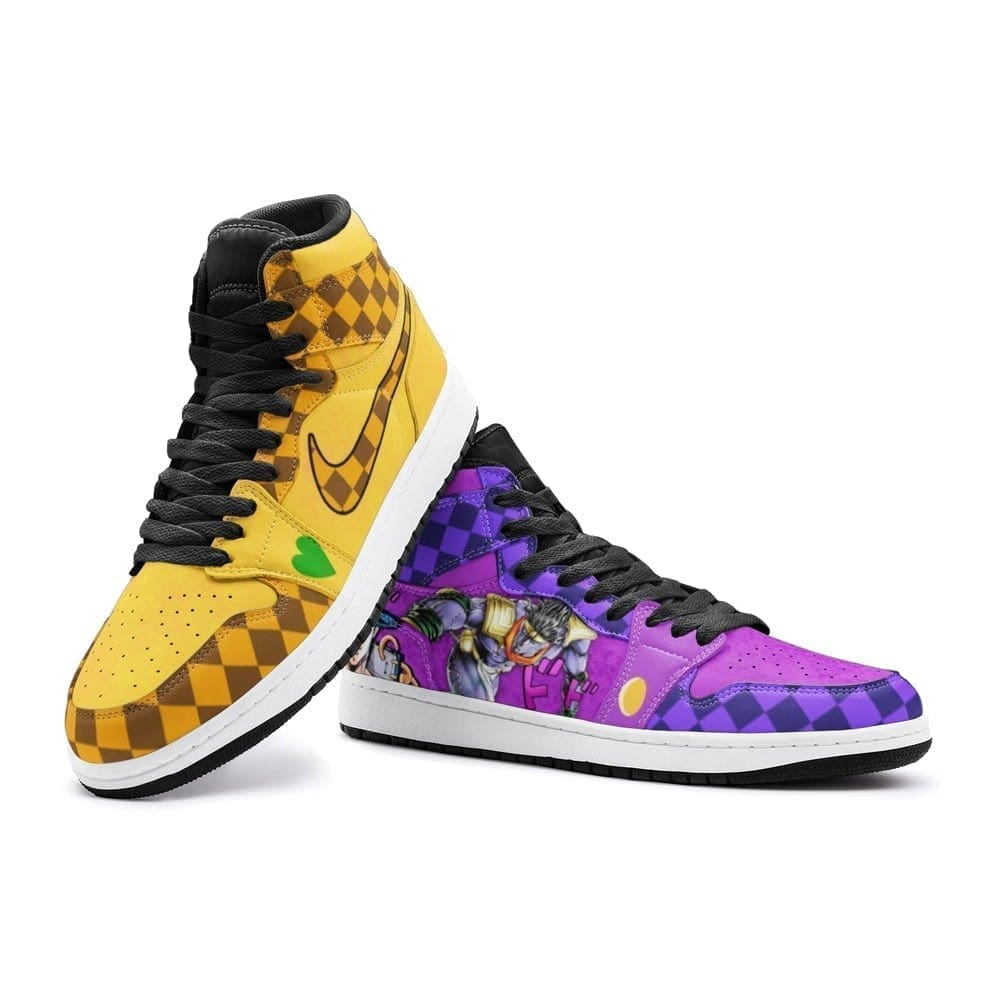 Dio Vs Jotaro Air Jordan 1 High Top Shoes