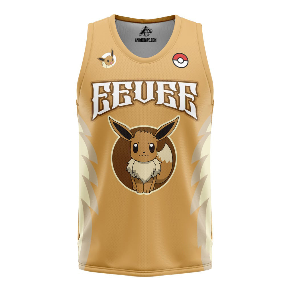 Pokemon Eevee Eeveelution Basketball Jersey