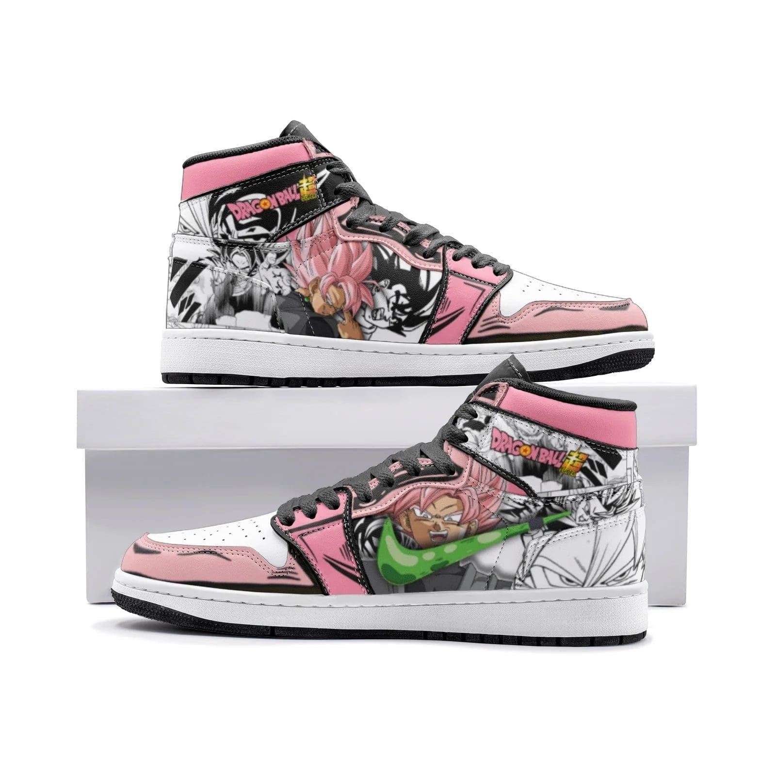 Goku Pink Dragon Ball Super Air Jordan 1 High Top Shoes