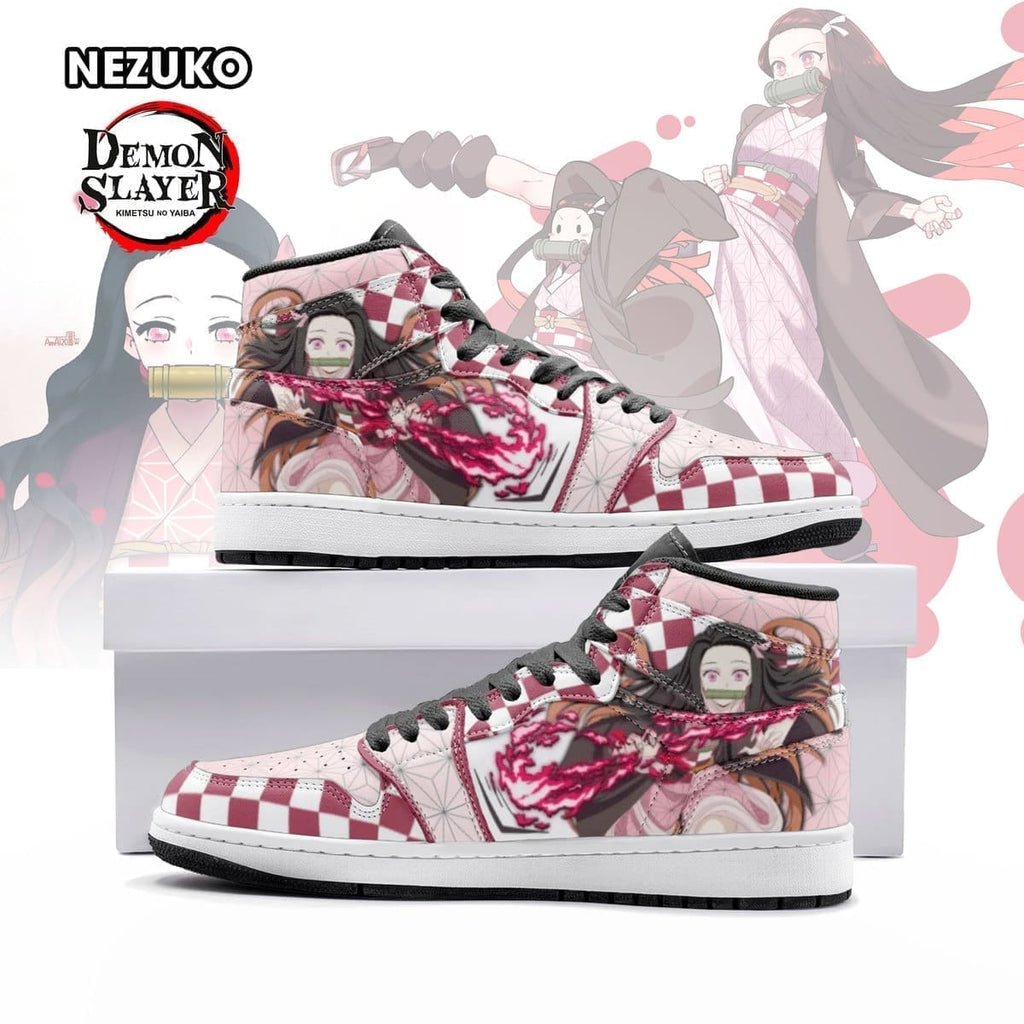 Nezuko Demon Slayer J1 High Top Shoes SMDMSL2