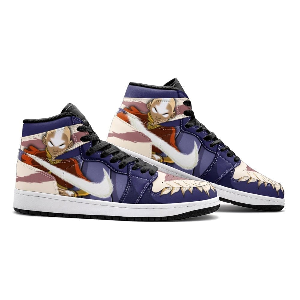 Aang And Katara Avatar Air Jordan 1 High Top Shoes