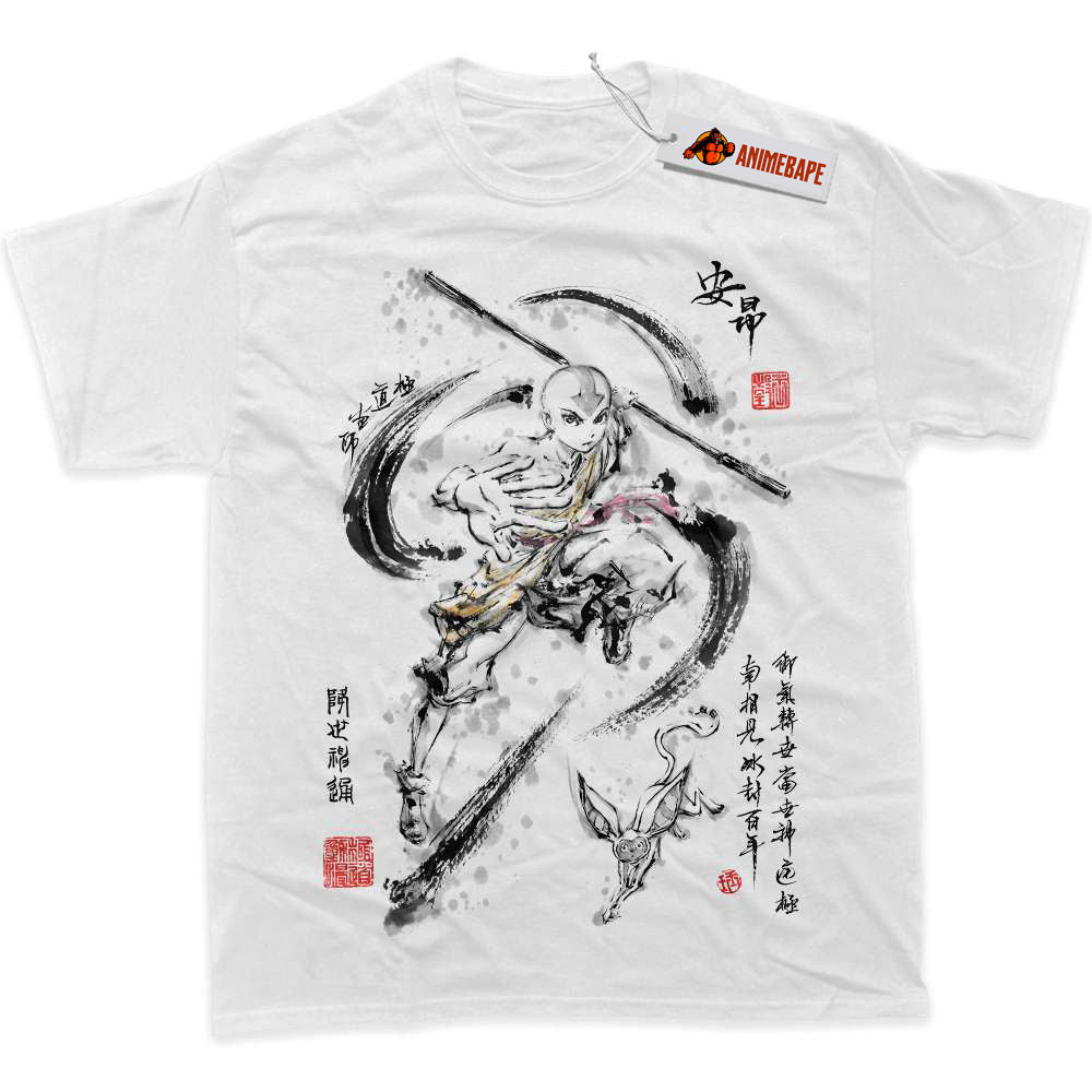 Avatar Aang Shirt, Avatar the Last Airbender Graphic T-Shirt