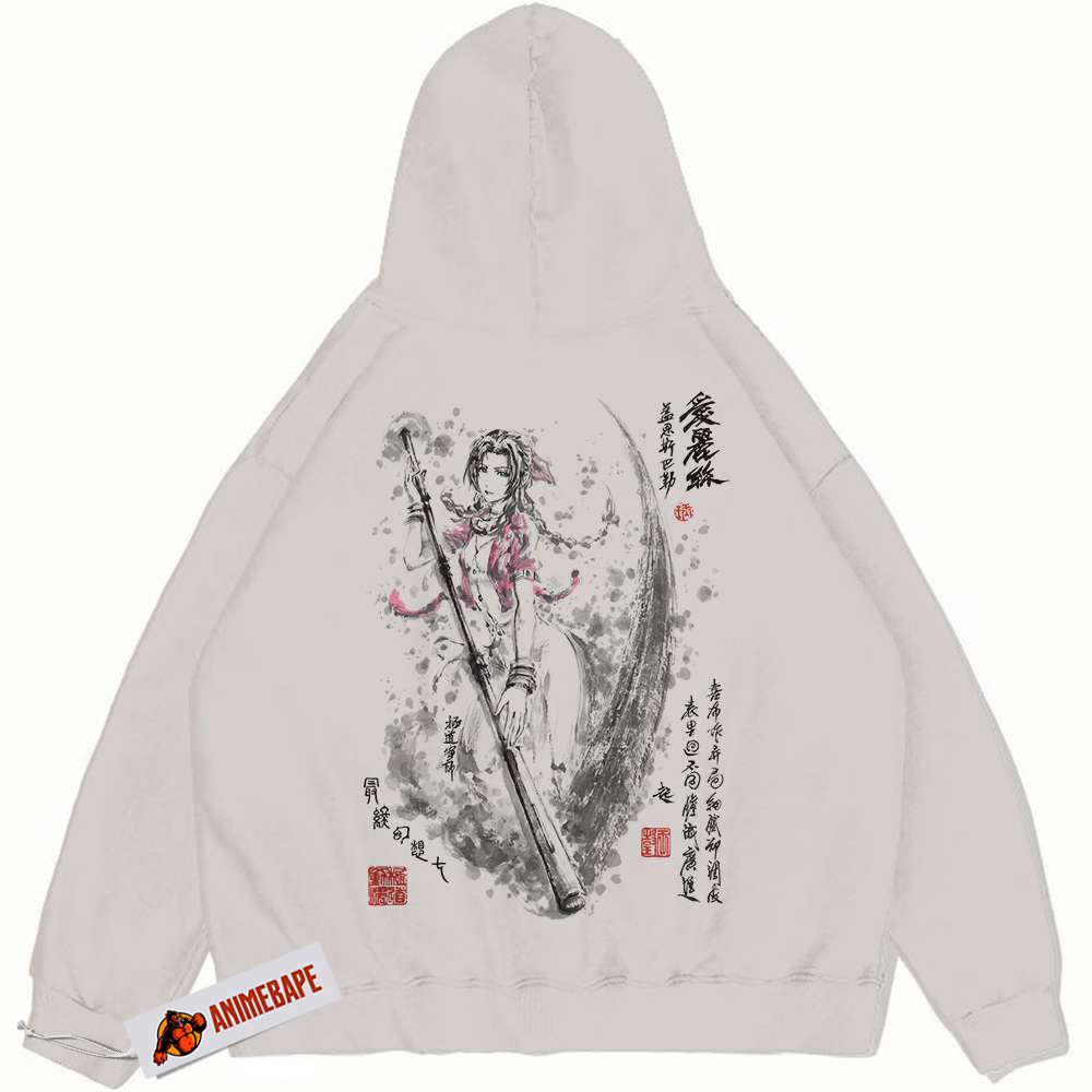Final Fantasy Aerith Gainsborough Vintage Hoodie, Game Hoodie