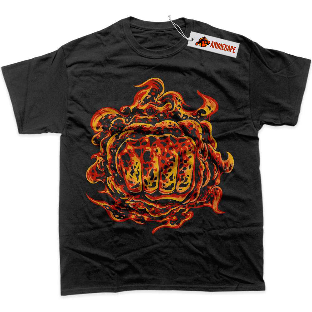 One Piece Akainu Magma Fist Anime Graphic T-Shirt Akainu