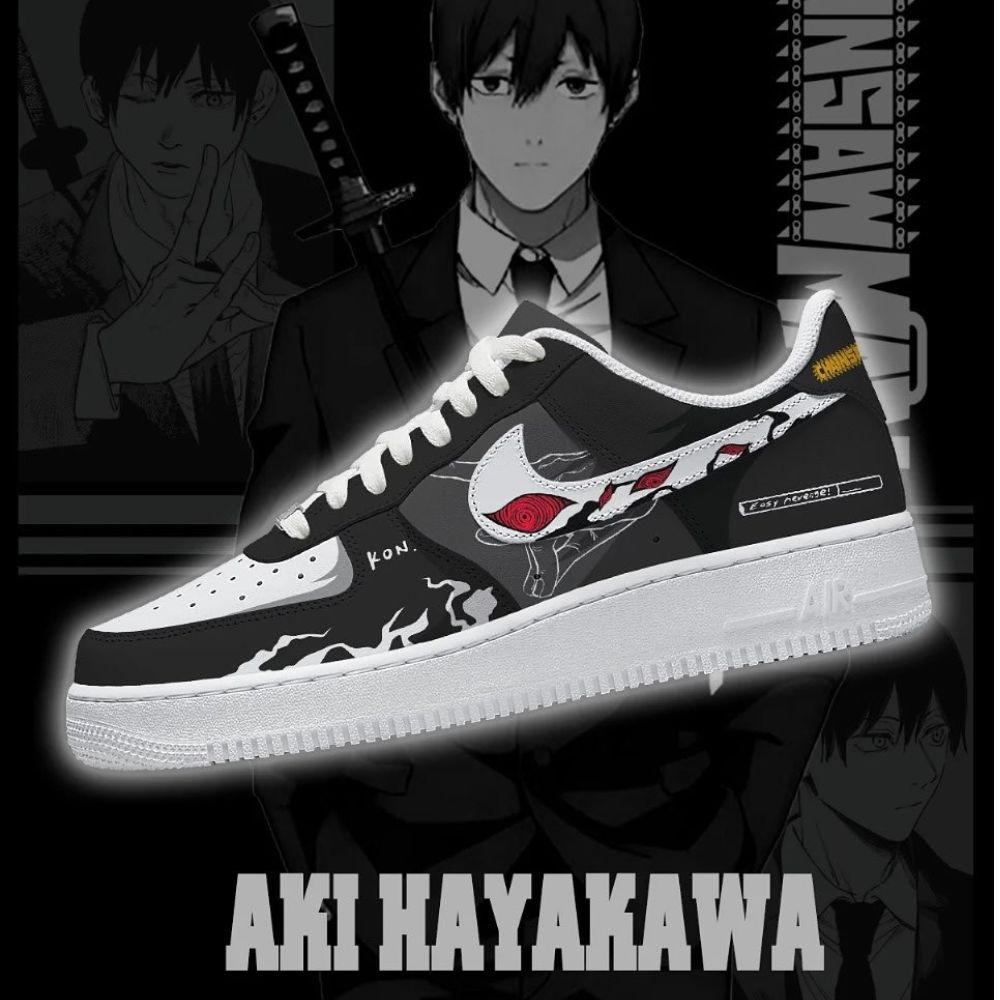 Aki Hayakawa Chainsaw Man AF1 Shoes