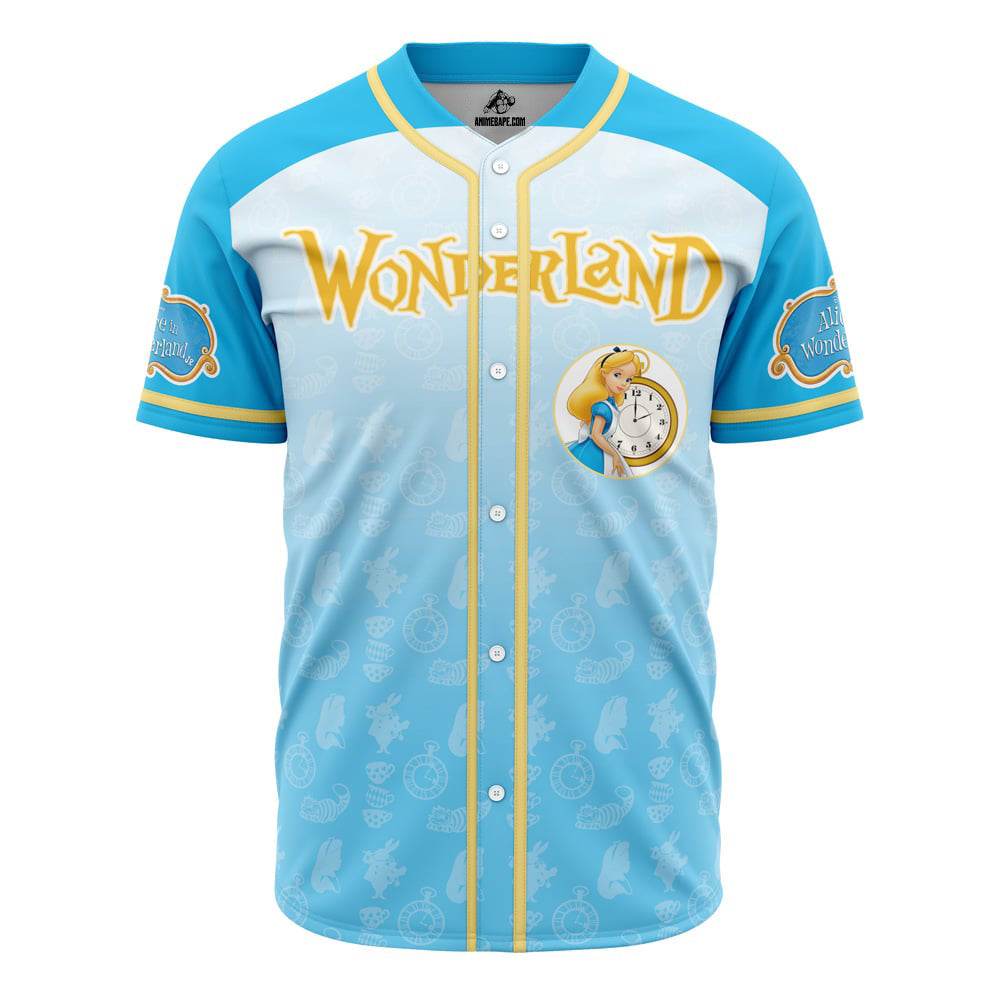 Alice in Wonderland V1 Disney Baseball Jersey