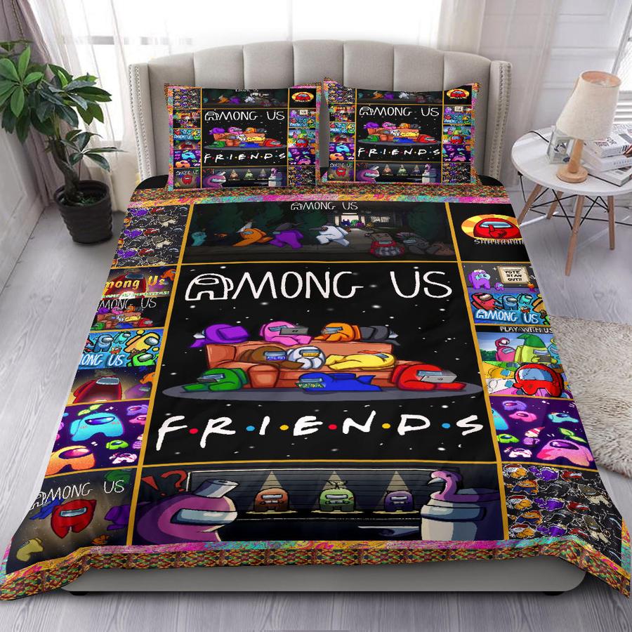 Among Us Bedding Set with Duvet Cover and 2 Pillowcases