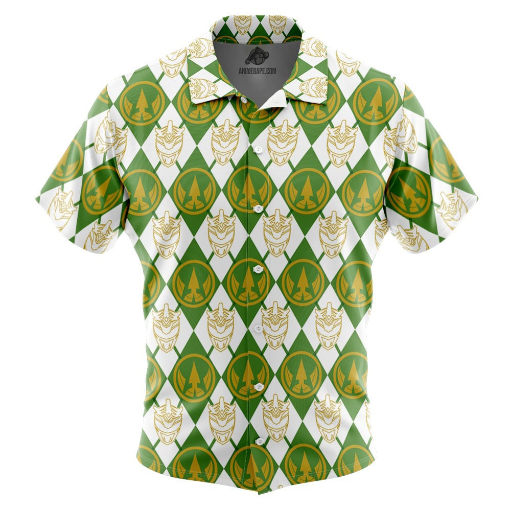 Argyle Lord Drakkon Ranger Power Ranger Button Up Hawaiian Shirt