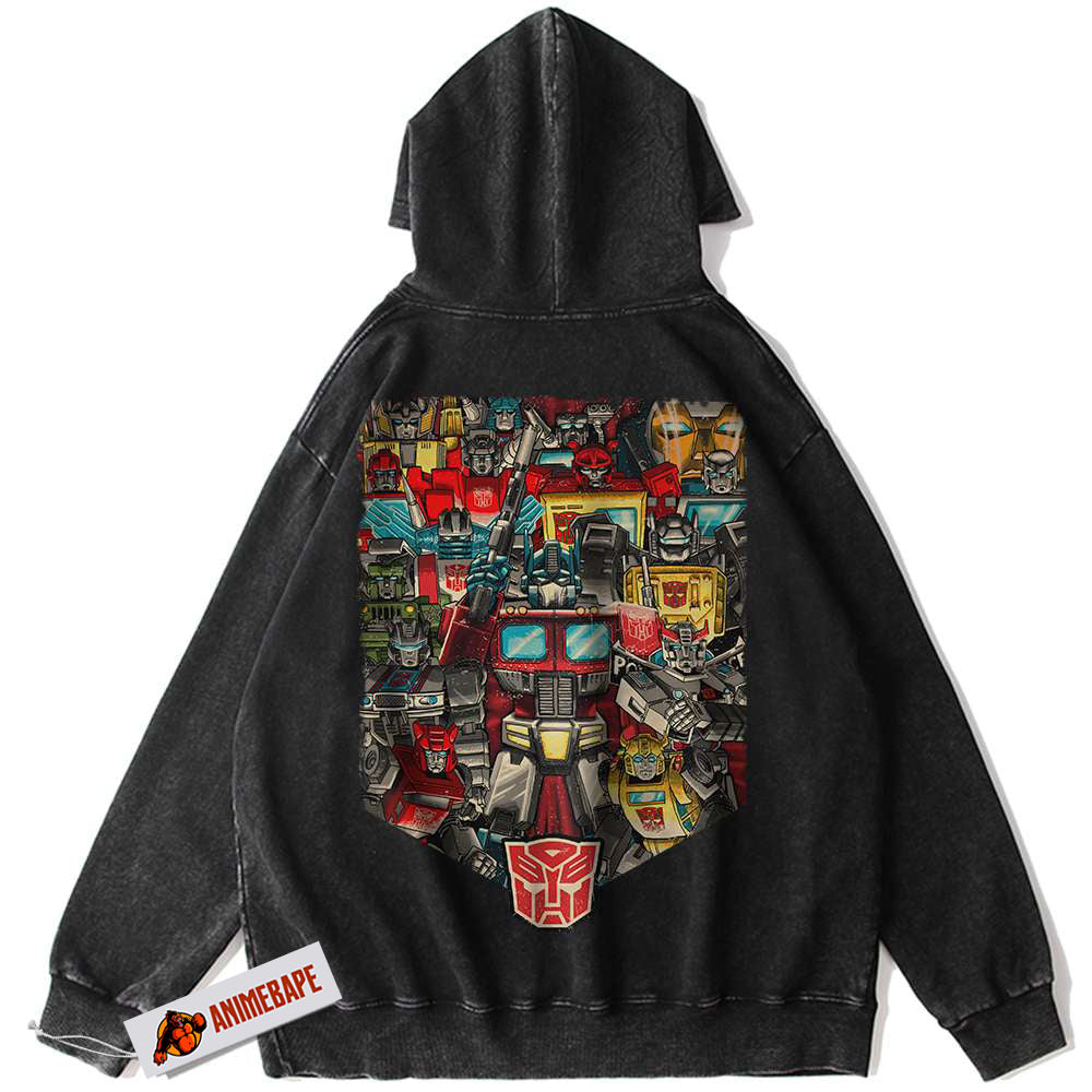 Transformers Autobots Vintage Hoodie for Movie Fans