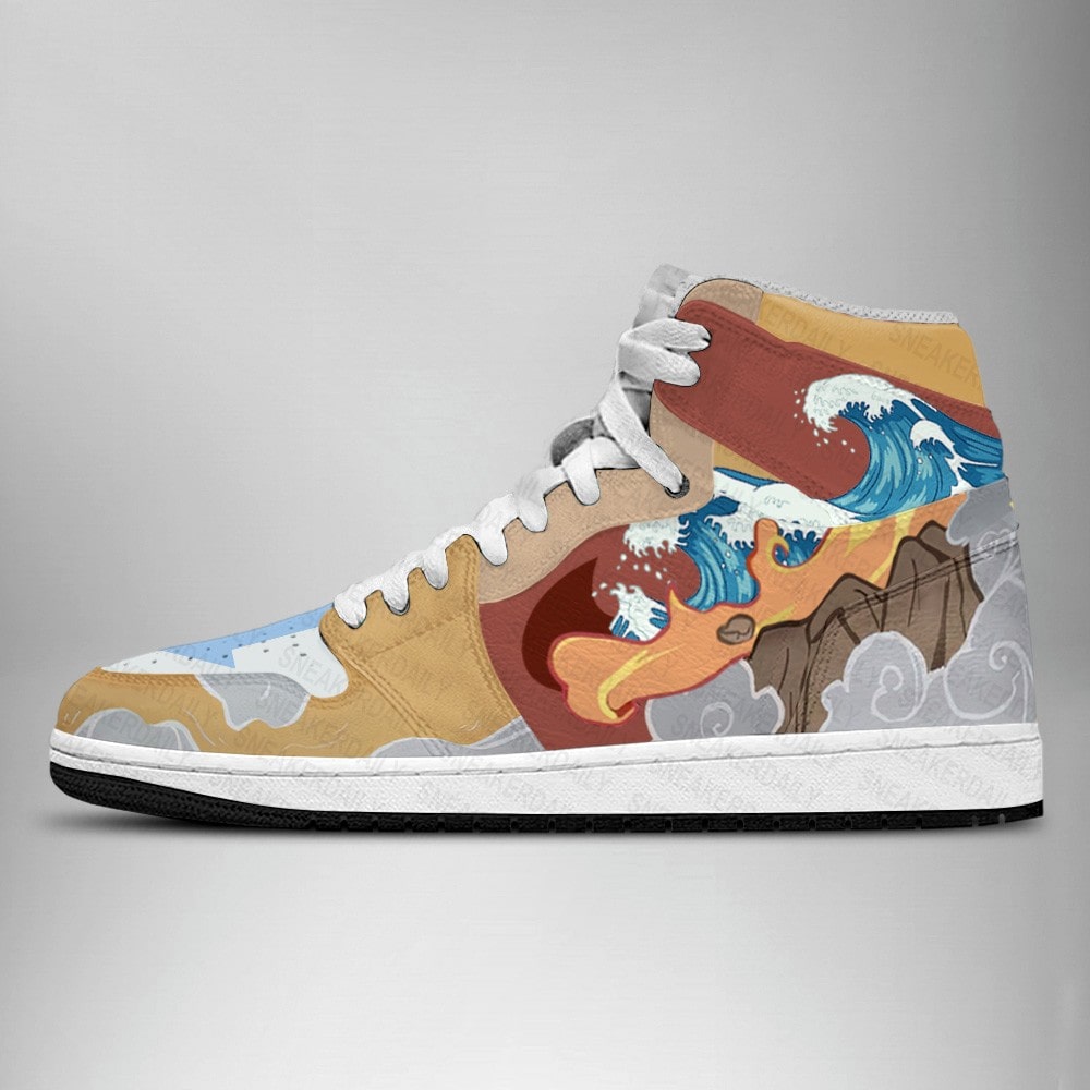 Avatar The Last Airbender AJ1 Hightop Shoes SM17