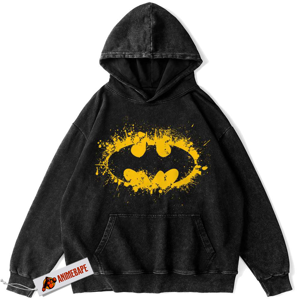 Vintage Batman Hoodie, DC Comics Superhero Apparel for Fans