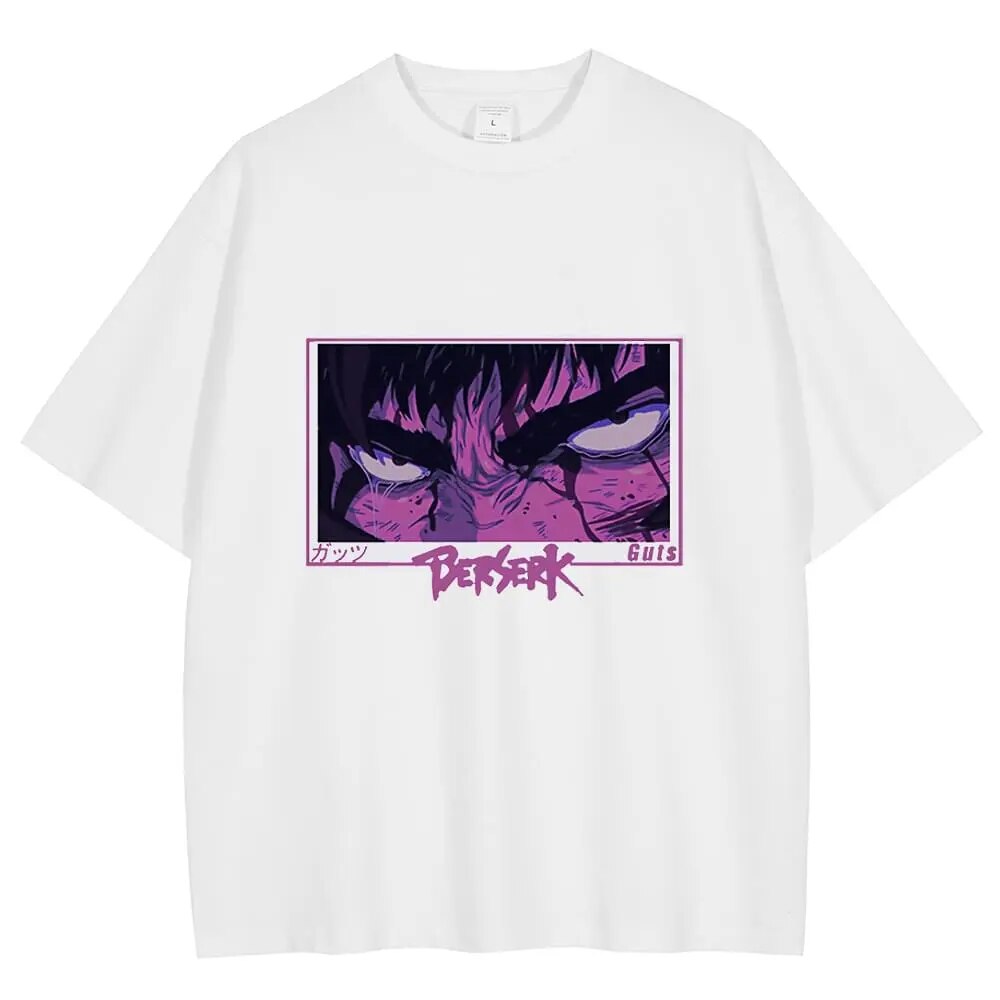Berserk Anime Guts Death Stare Mens Graphic T-Shirt