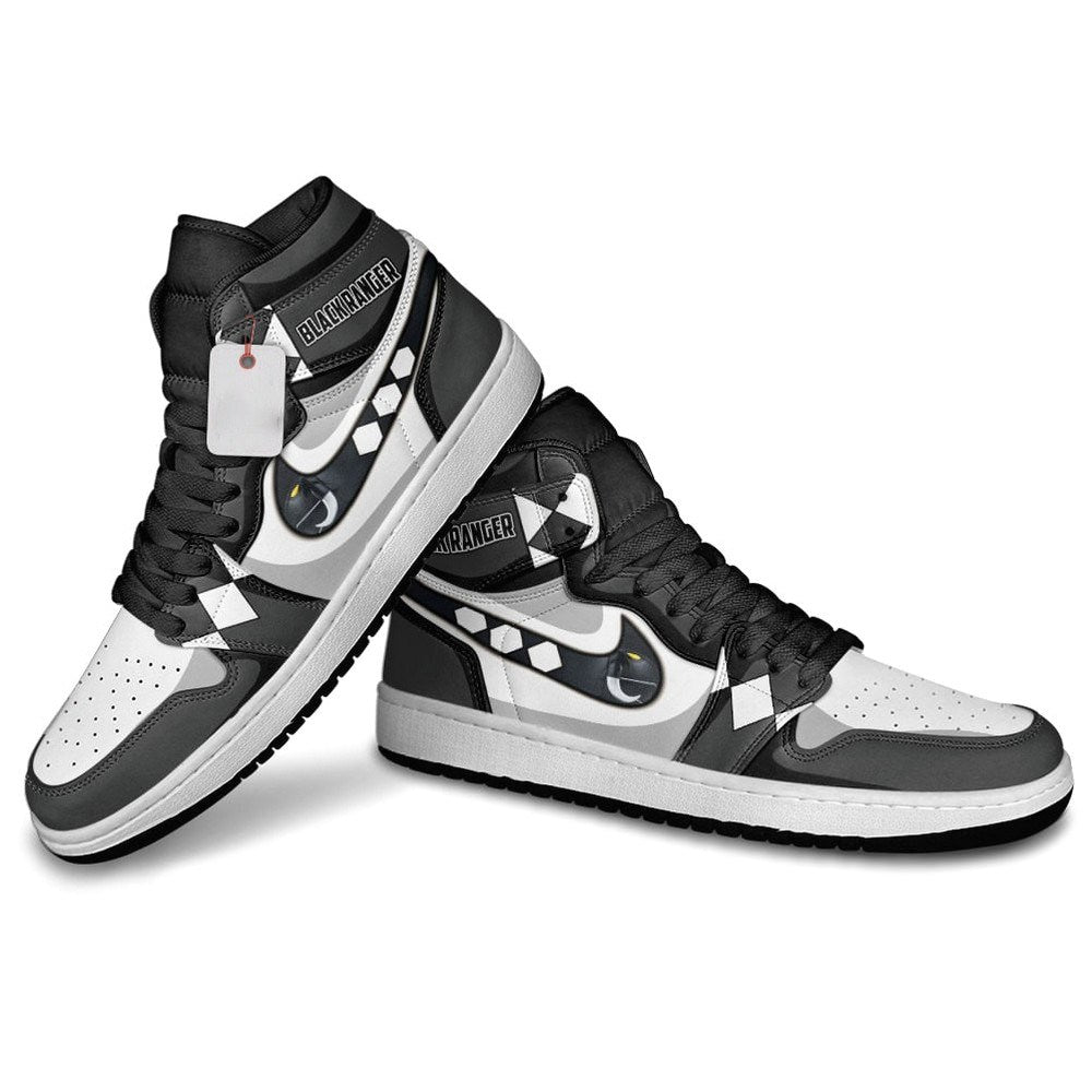 Black Ranger AJ1 Sneakers Movies Custom Shoes