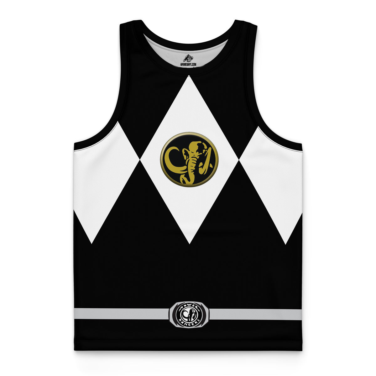 Black Ranger Mighty Morphin Power Rangers Basketball Jersey