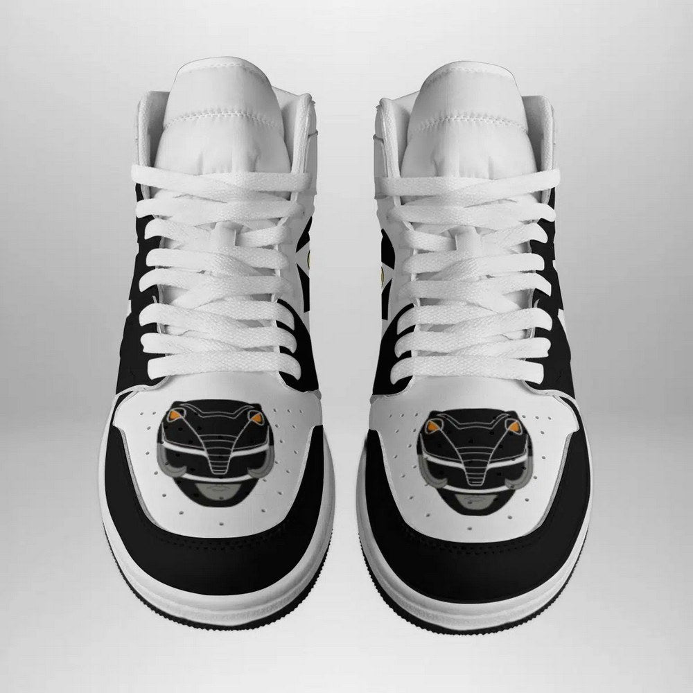 Black Ranger Mighty Morphin V2 Power Rangers AJ1 Shoes