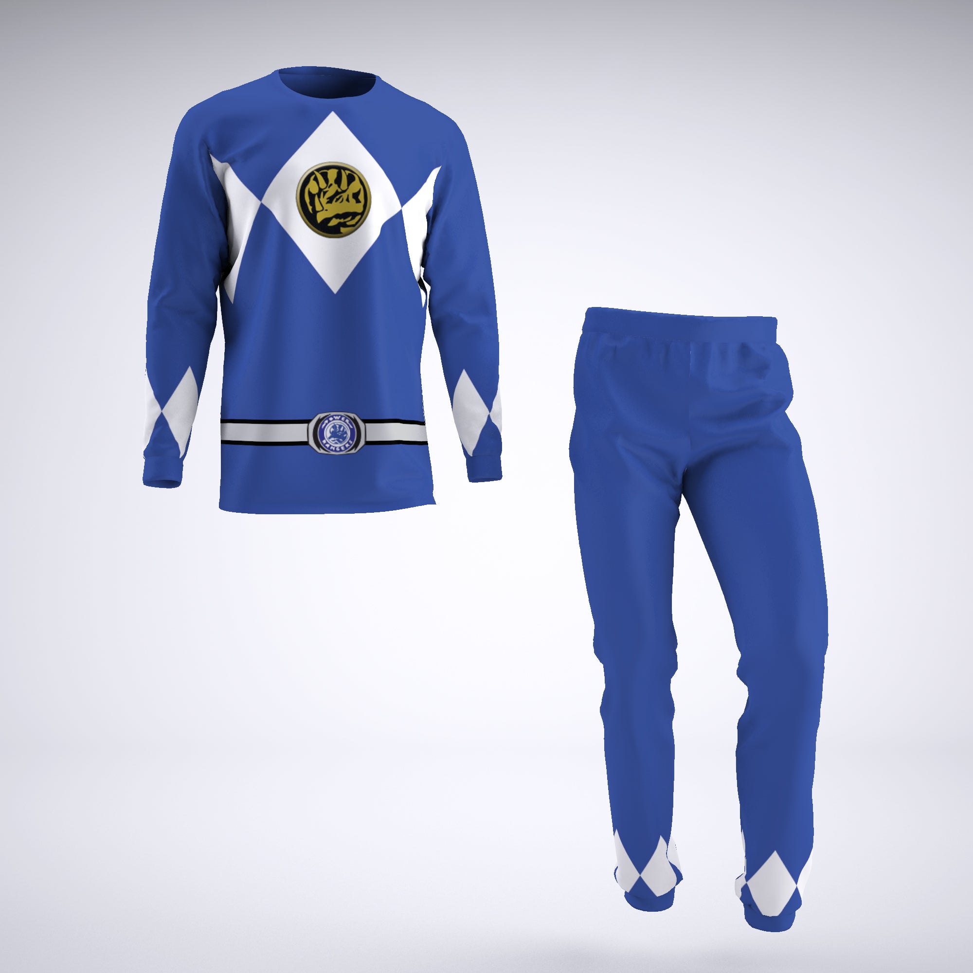Blue Ranger Mighty Morphin Power Rangers Pajamas