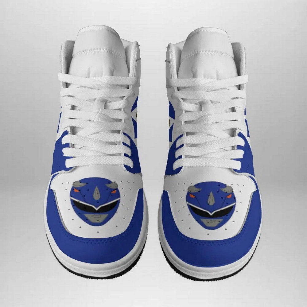 Blue Ranger Mighty Morphin V2 Power Rangers AJ1 Shoes