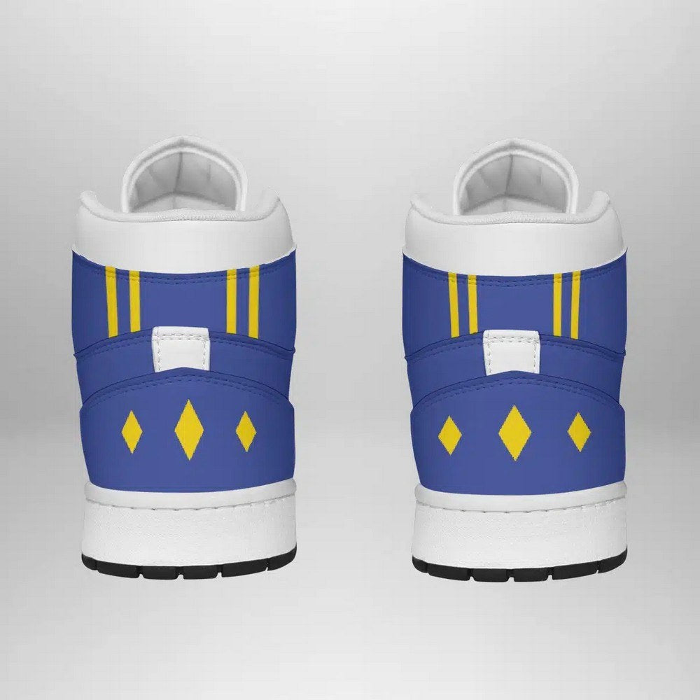 Blue Ranger Ninjetti Power Rangers AJ1 High Top Shoes