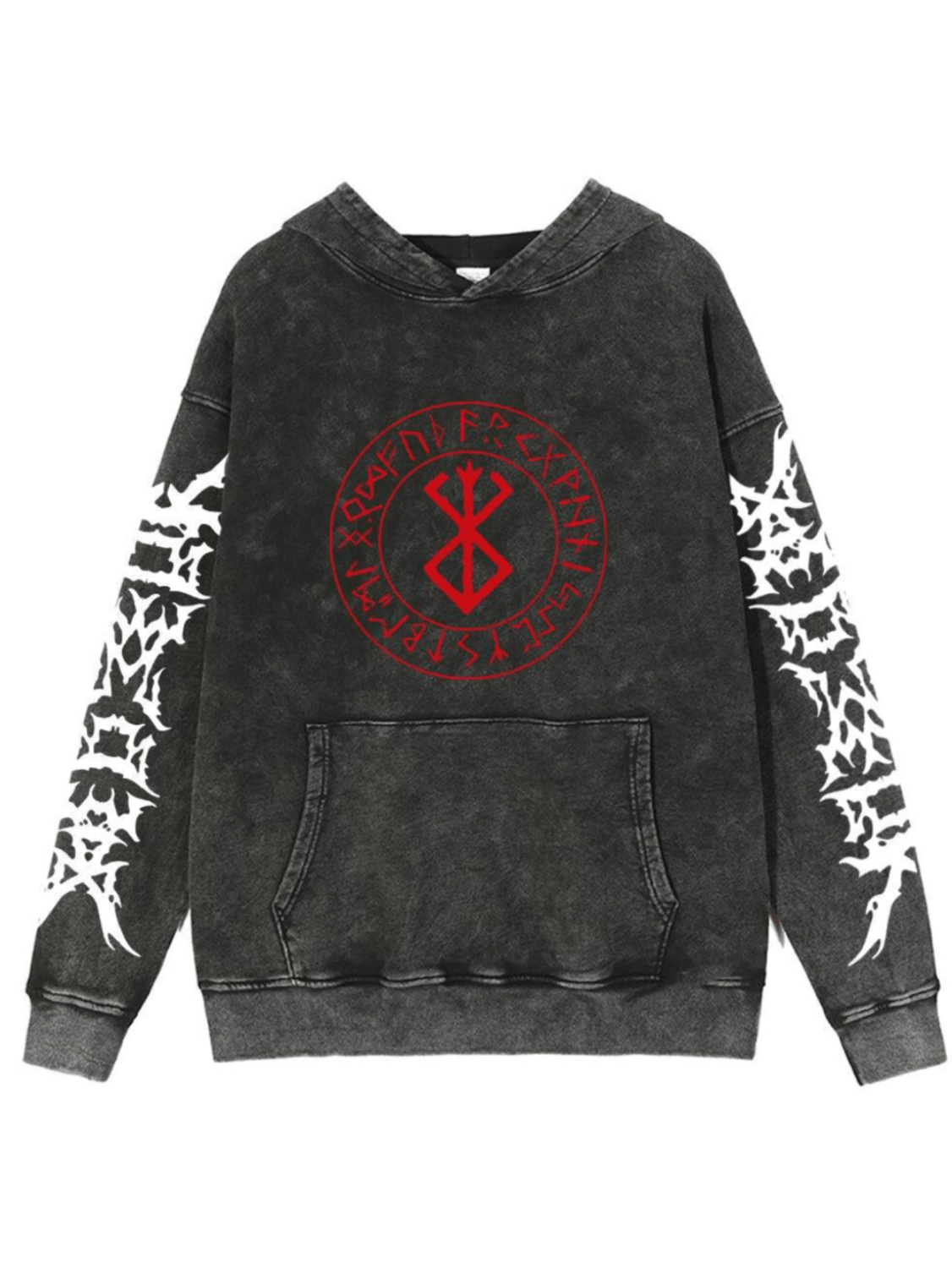 Brand Of Sacrifice Vintage Faded Graphic Hoodie Sweatshirt