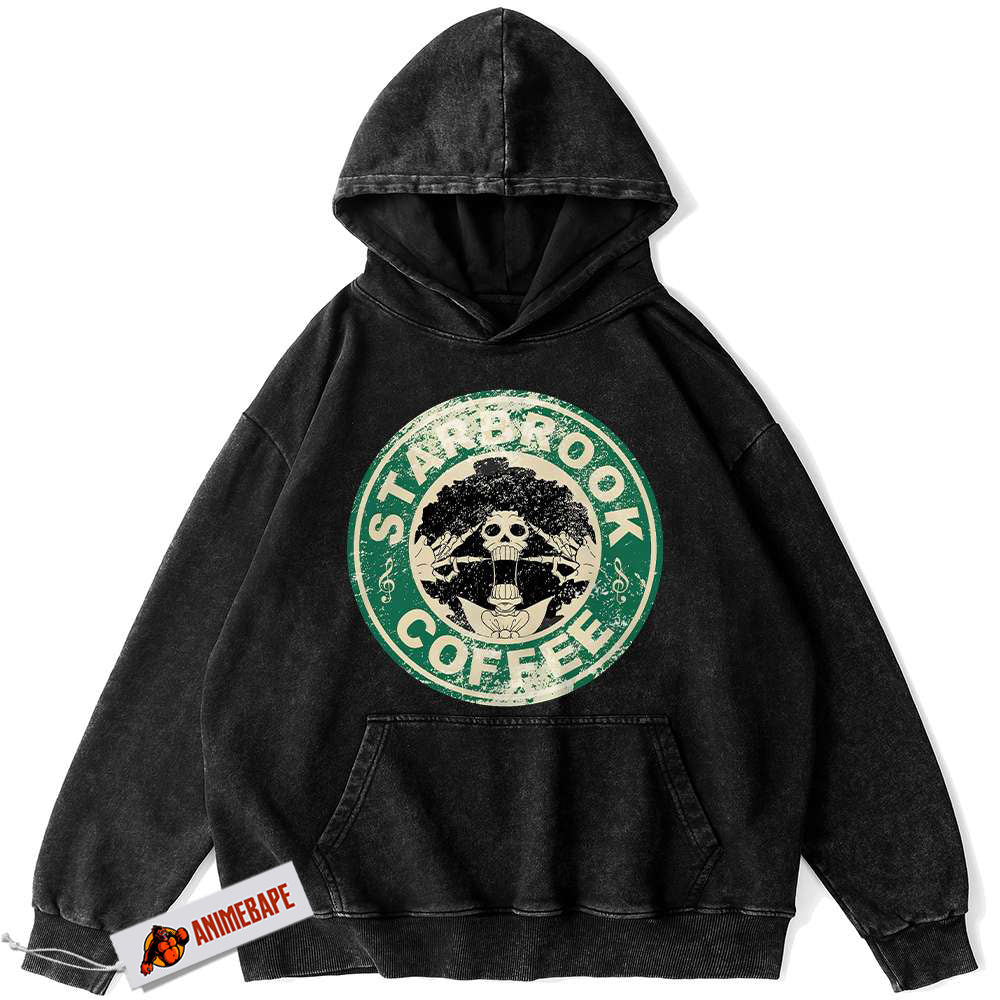 Vintage Anime Brook One Piece Hoodie for Men and Women