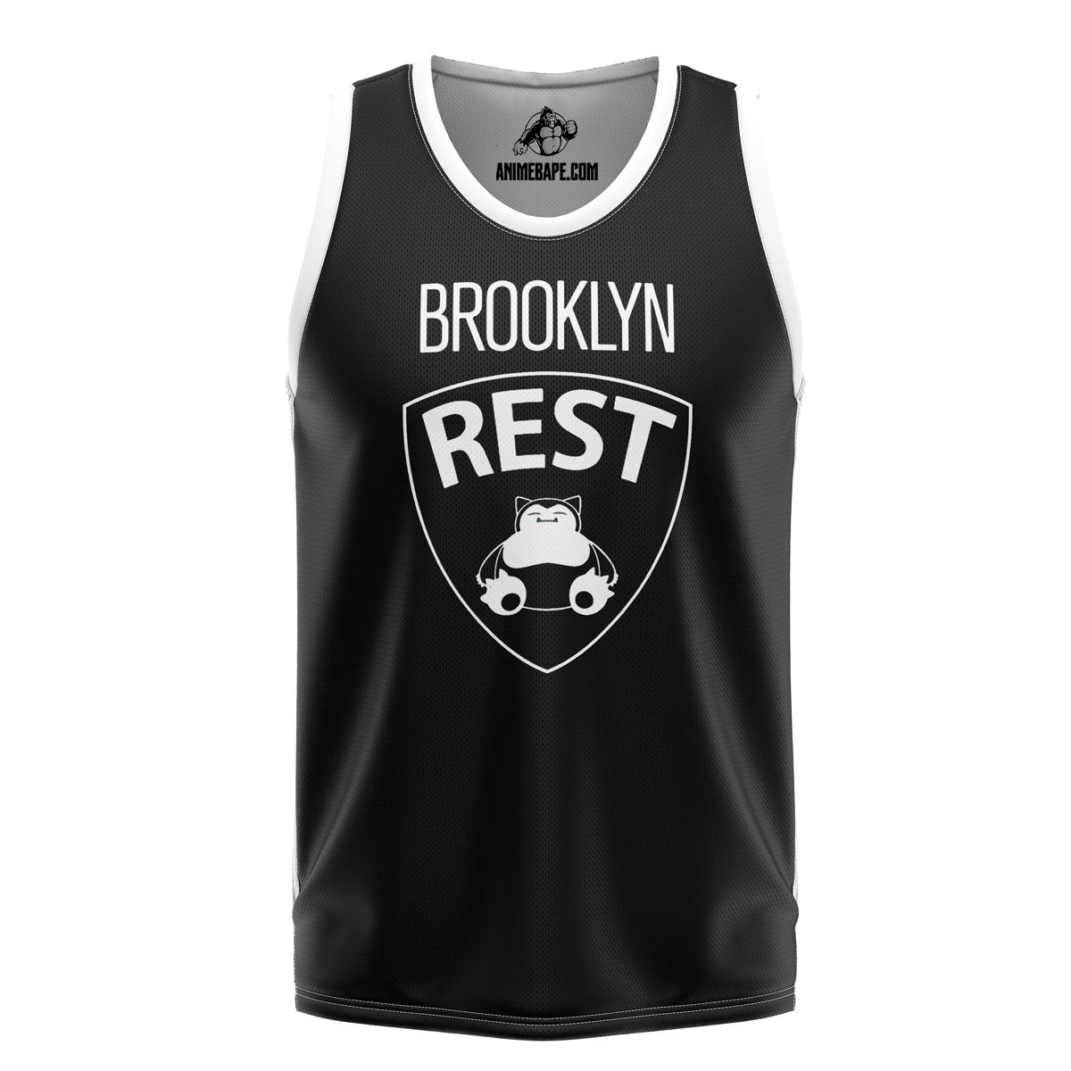 Brooklyn Rest Snorlax Pokemon Basketball Jersey