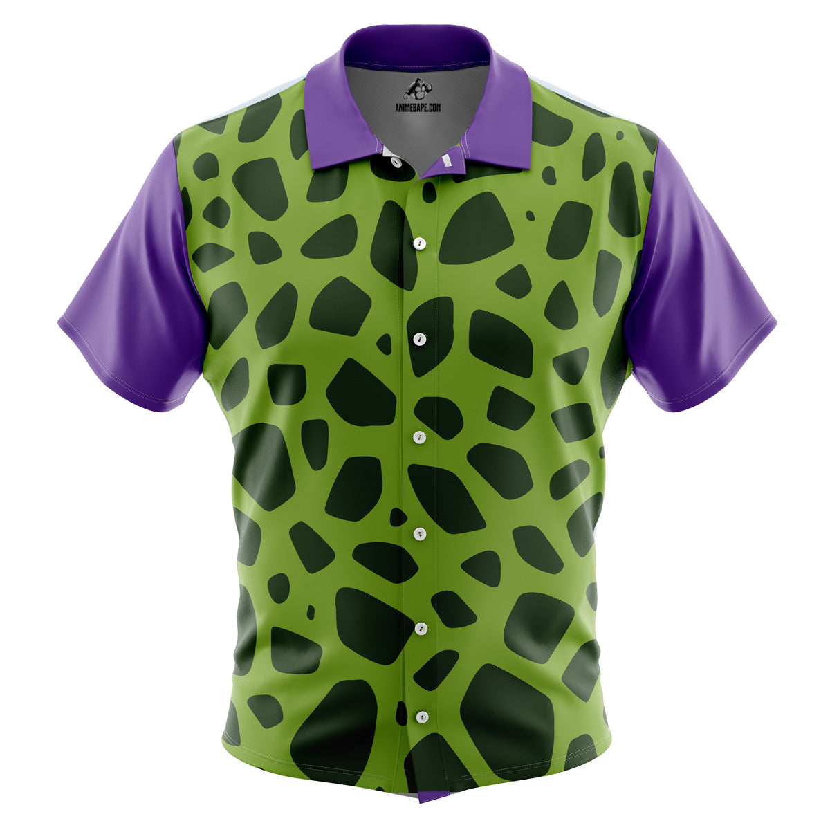 Cell DBZ Button Up Hawaiian Shirt