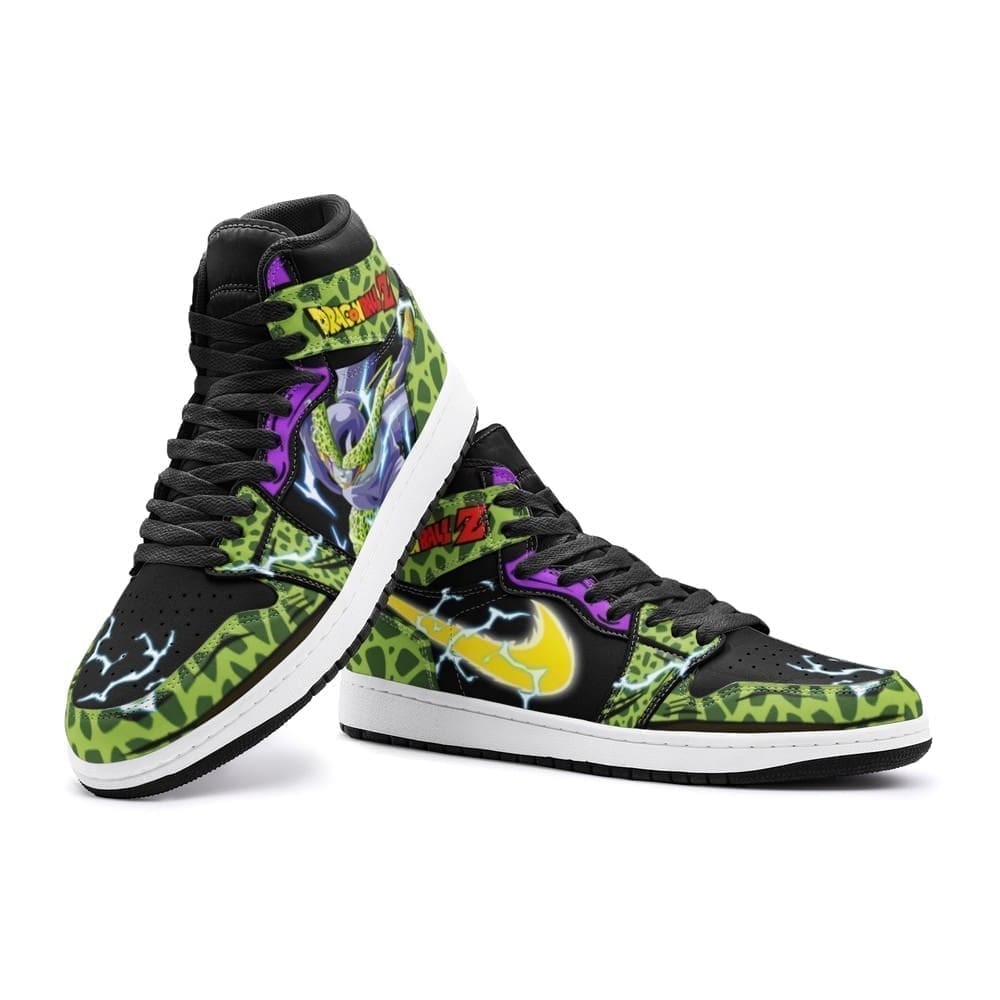 Cell Dragon Ball Z Air Jordan 1 High Top Shoes