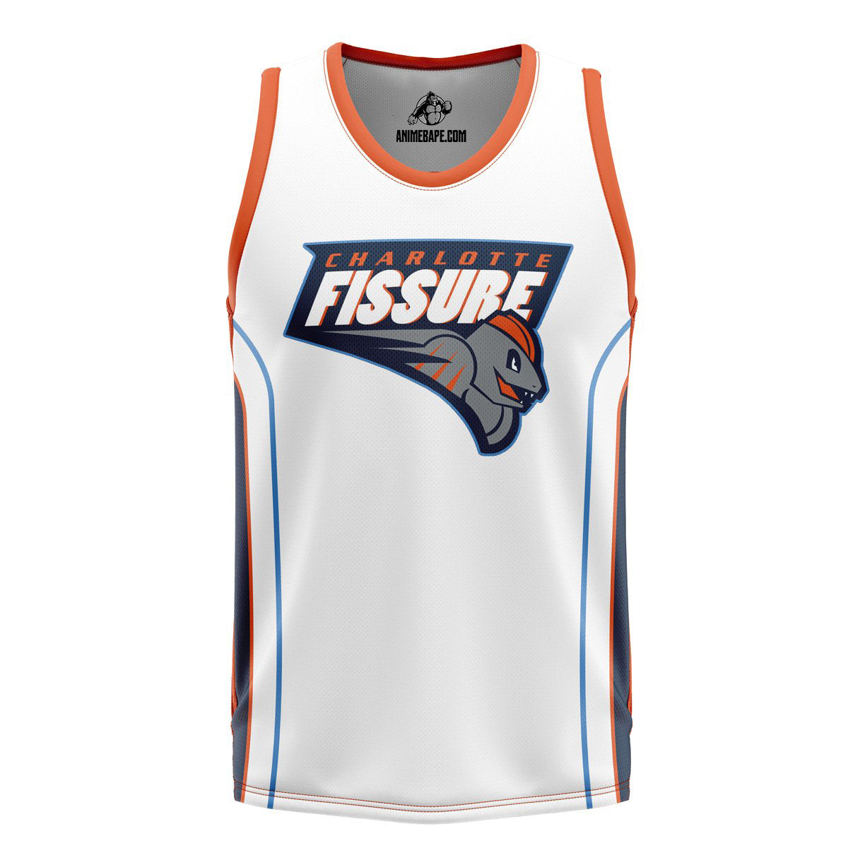 Charlotte Fissure Machoke Pokemon Basketball Jersey