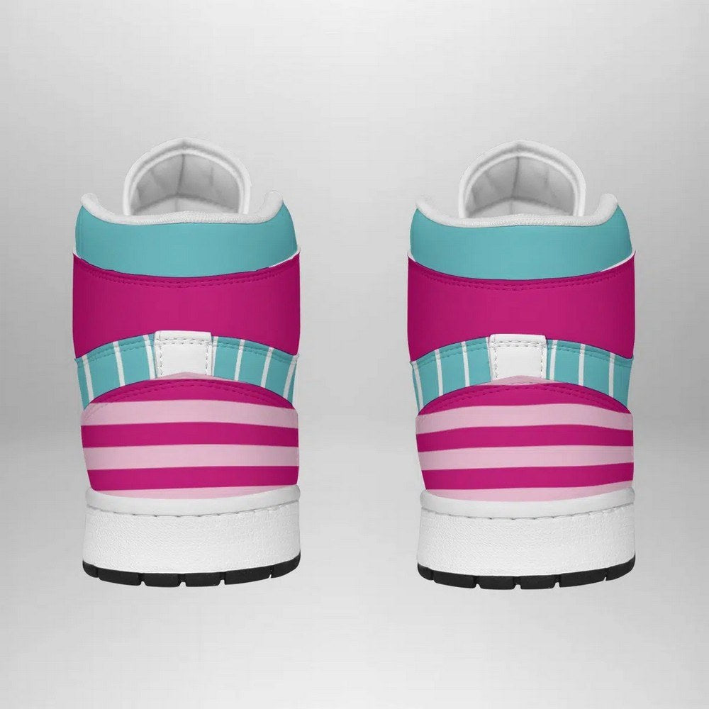 Cheshire Cat Alice in Wonderland Disney AJ1 High Top Shoes