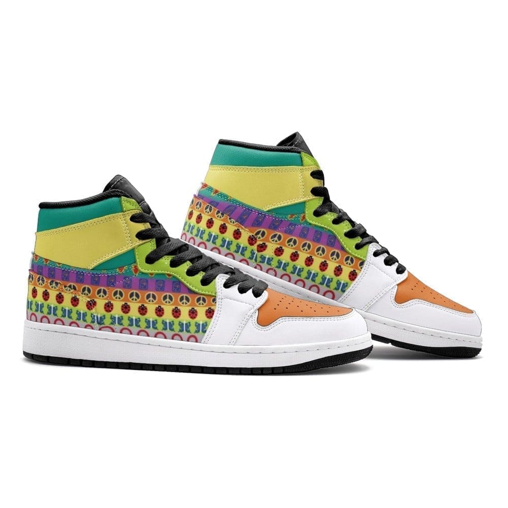 Colorful Patterns Air Jordan 1 High Top Shoes