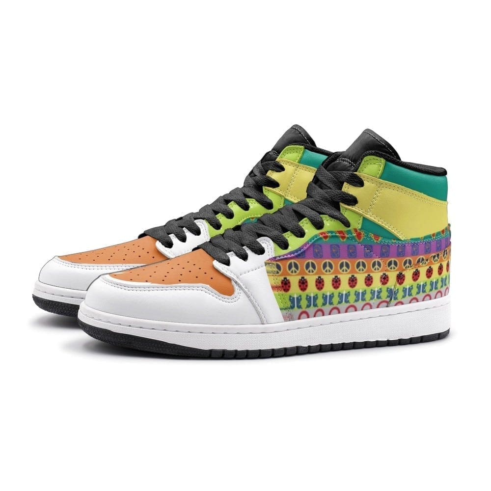 Colorful Patterns Air Jordan 1 High Top Shoes