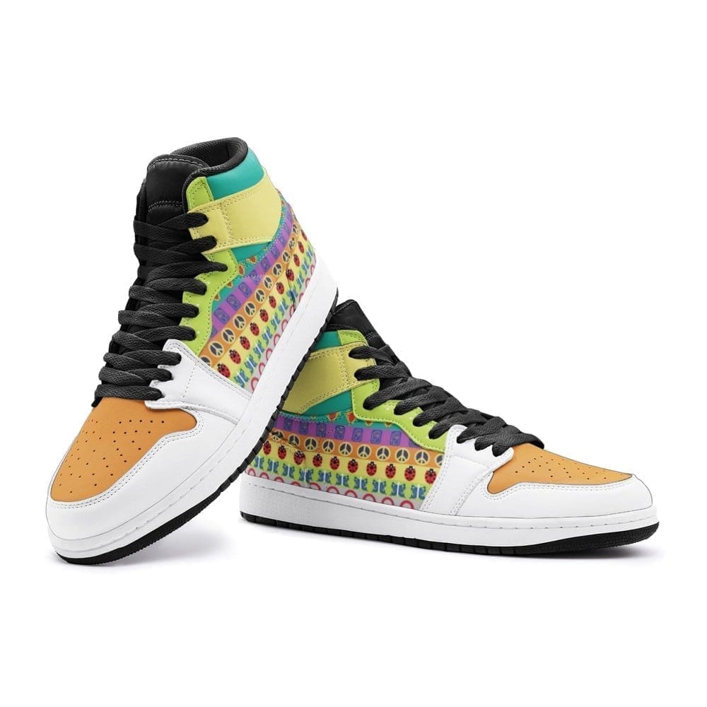 Colorful Patterns Air Jordan 1 High Top Shoes