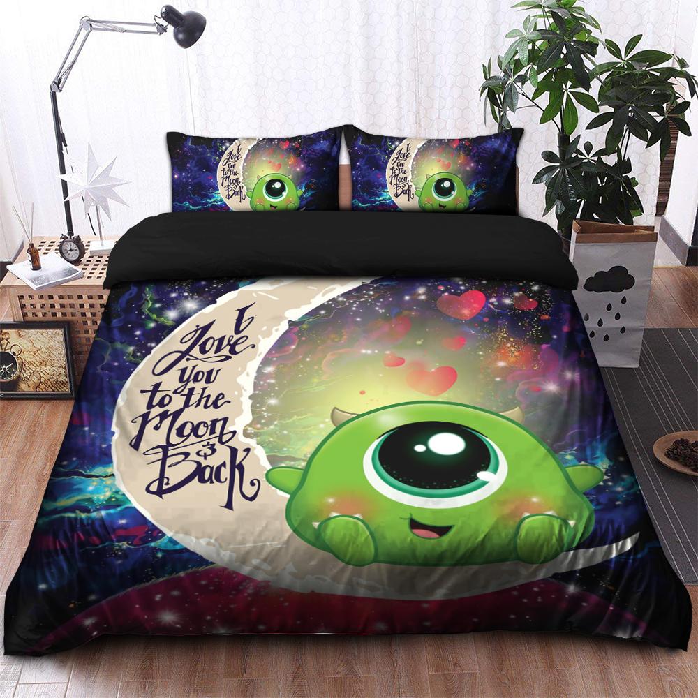 Mike Monster Inc Galaxy Bedding Set with Duvet Cover & 2 Pillowcases