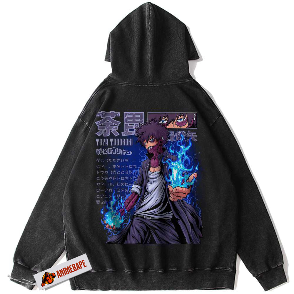 Dabi Hoodie, My Hero Academia Anime Vintage Sweatshirt - MHA Hoodie