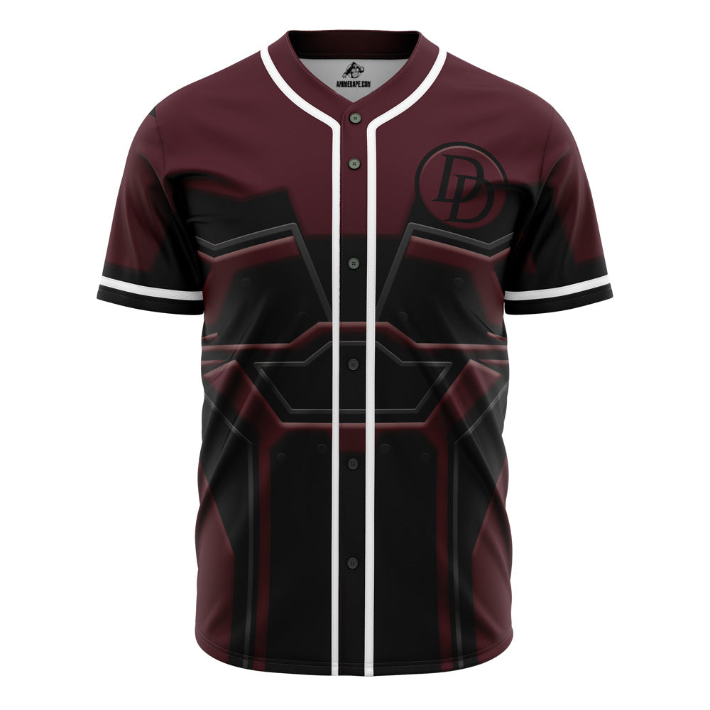 Daredevil Cosplay Marvel Baseball Jersey