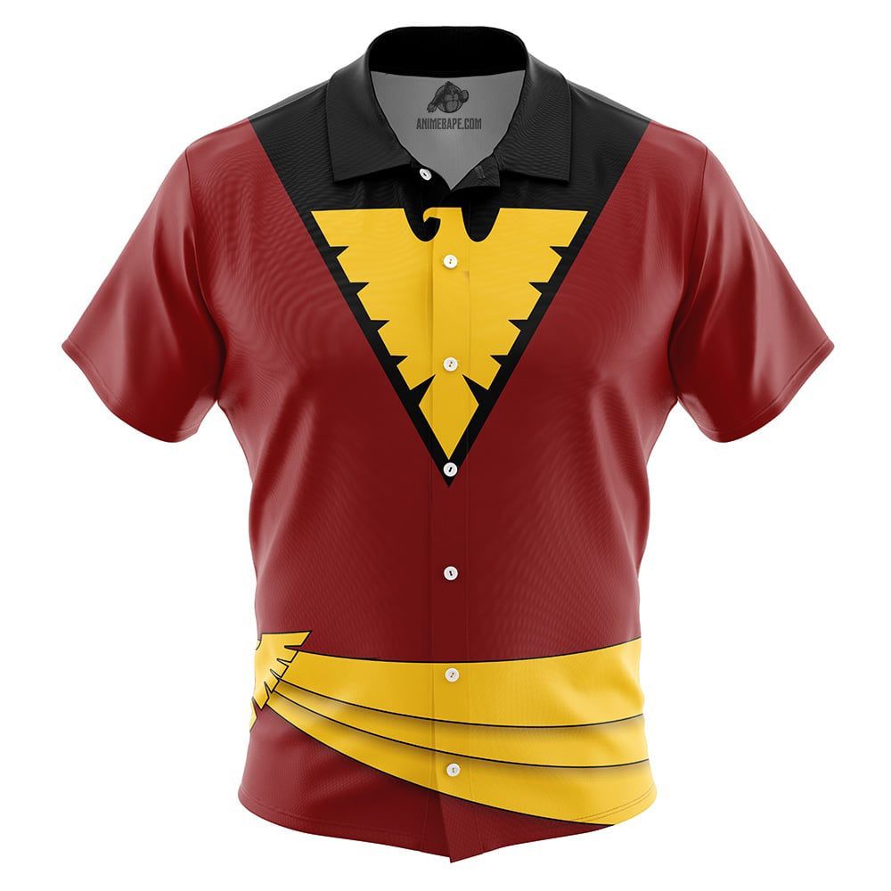 Dark Phoenix Marvel Button Up Hawaiian Shirt