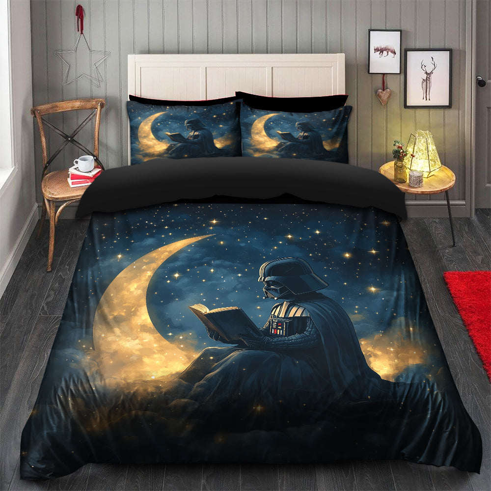 Darth Vader Crescent Moon Bedding Set with Duvet Cover & 2 Pillowcases