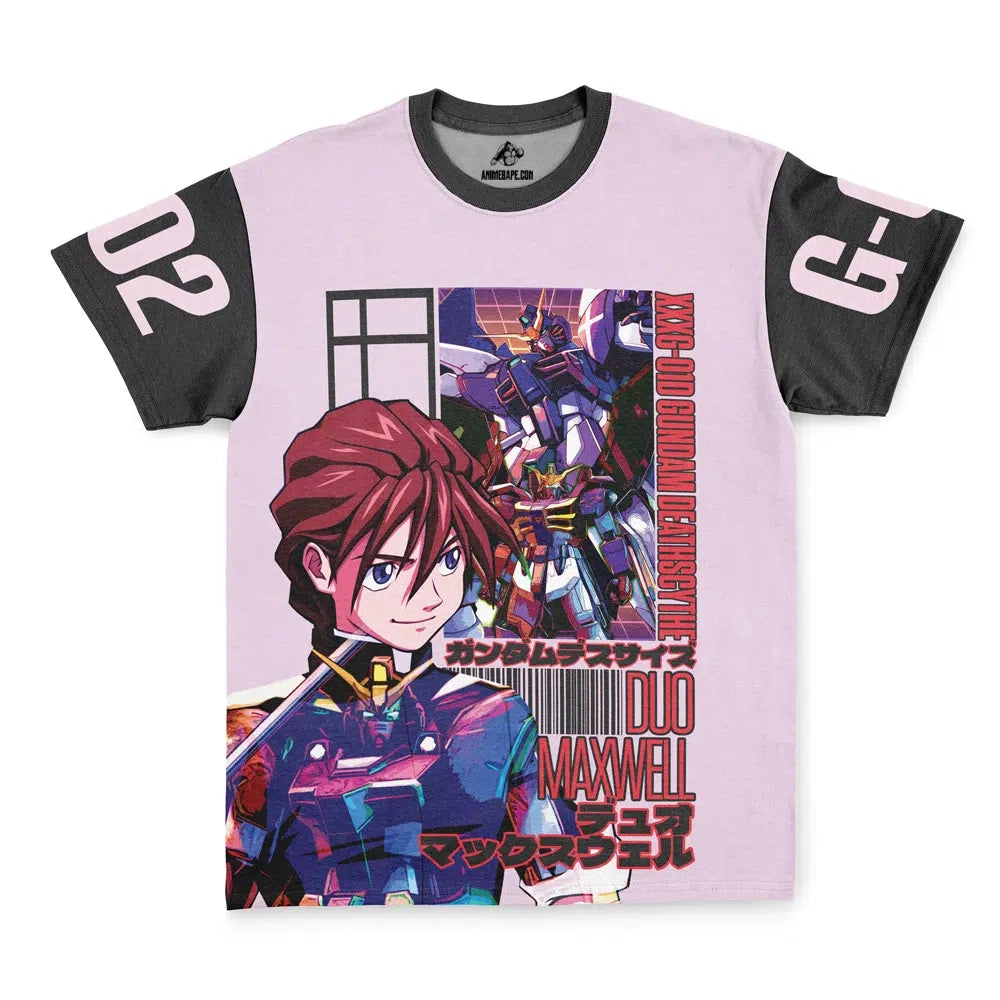 Streetwear Deathscythe x Duo Maxwell Gundam Wing Endless Waltz T-Shirt