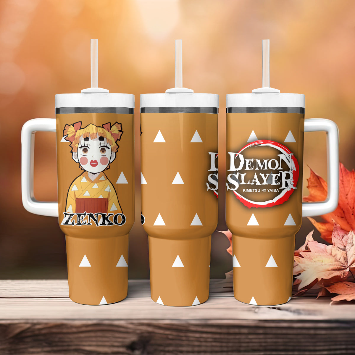 Demon Slayer Funny Zenitsu Zenko Large Tumbler