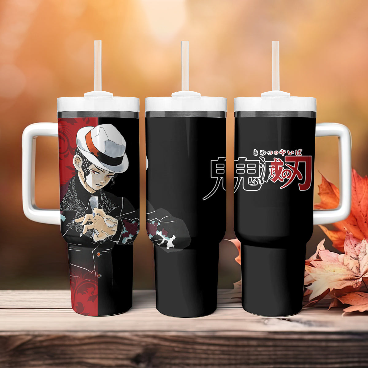 Demon Slayer The Demon Muzan Kibutsuji Large Tumbler