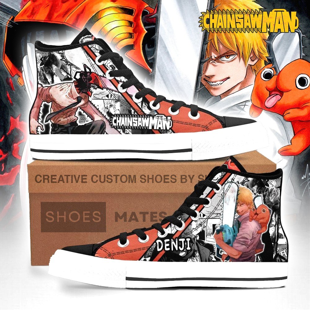 Denji Chainsaw Man High Top Shoes