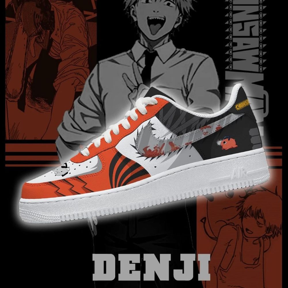 Denji Chainsaw Man AF1 Shoes