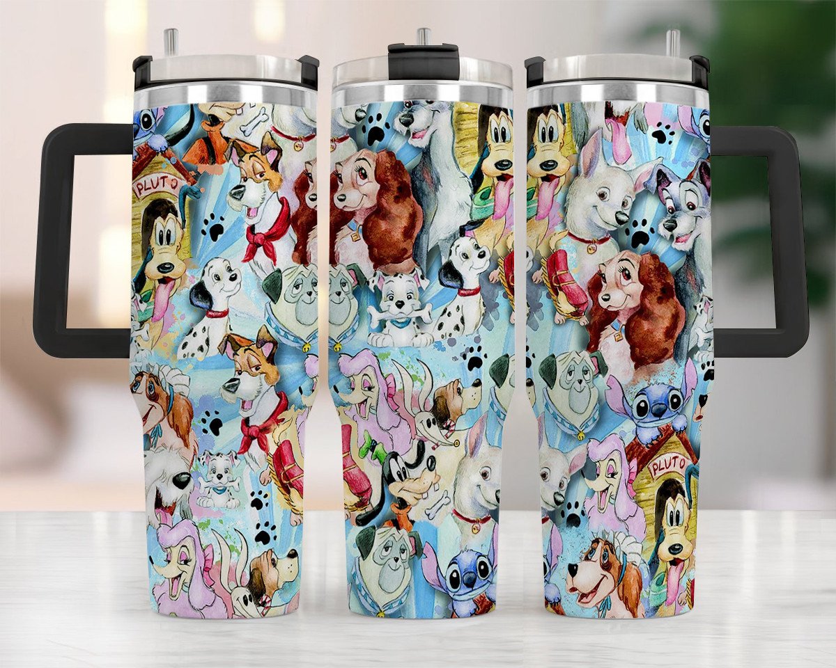 Disney Dogs Large Tumbler
