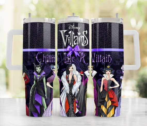 Disney Chilling Like A Villain Large Tumbler