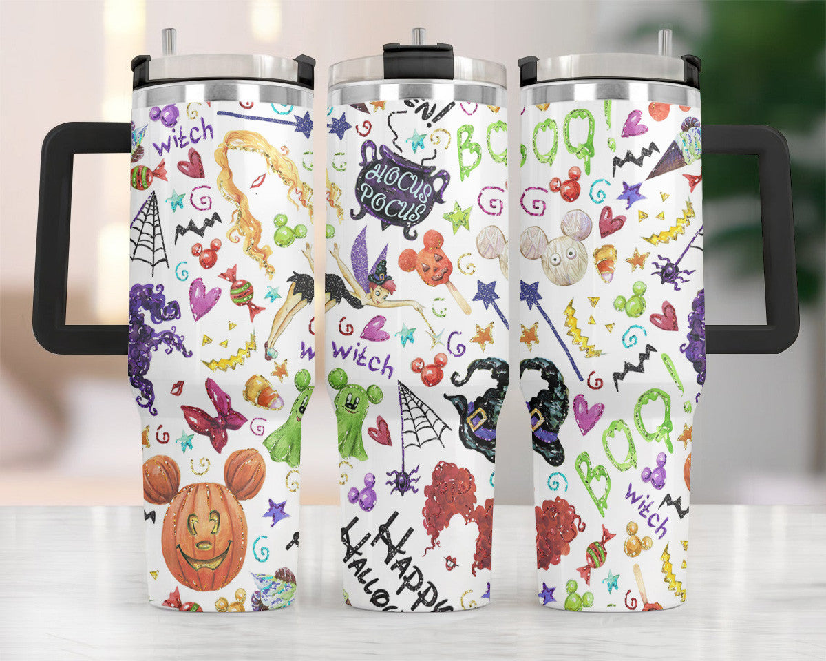 Disney Candies Halloween Large Tumbler