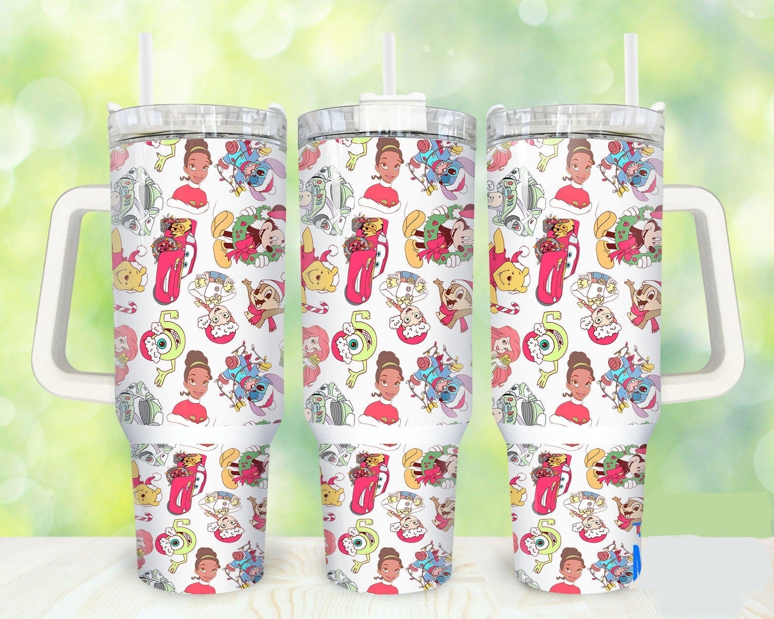 Disneys Christmas Large Tumbler