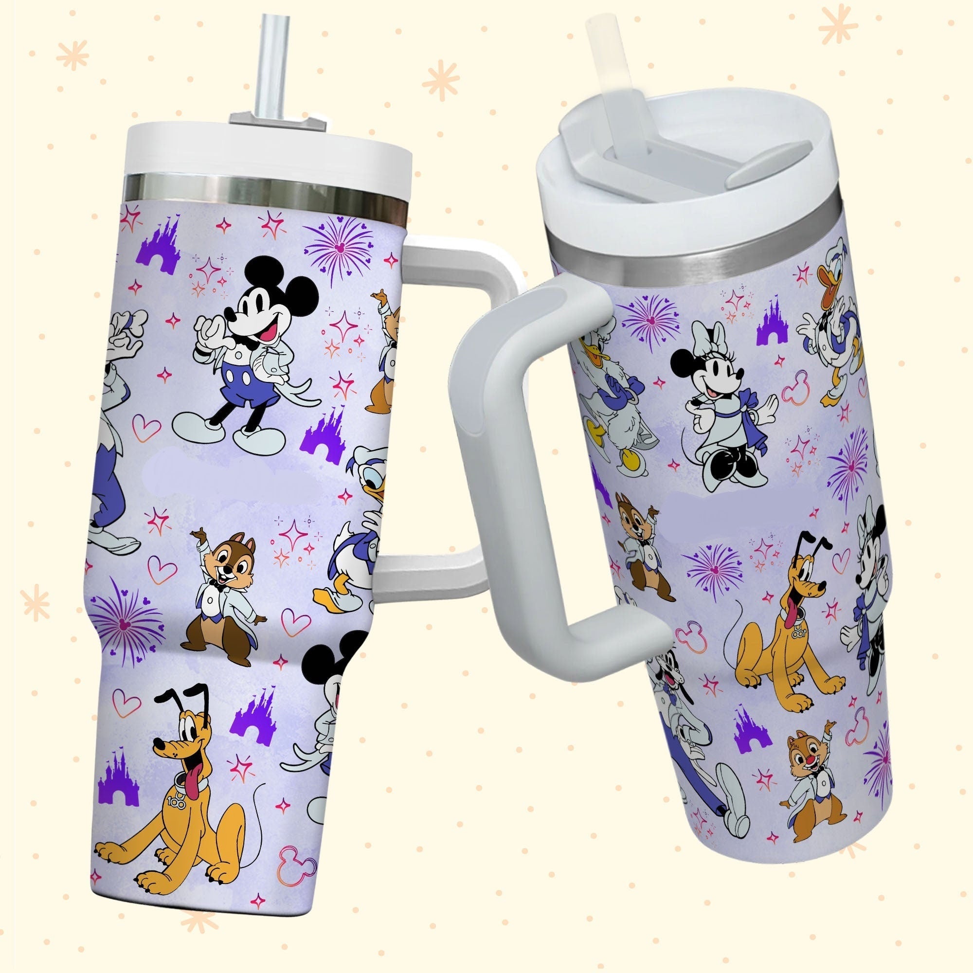 Disney Mickey Mouse And Friends 100 Anniversary Large Tumbler